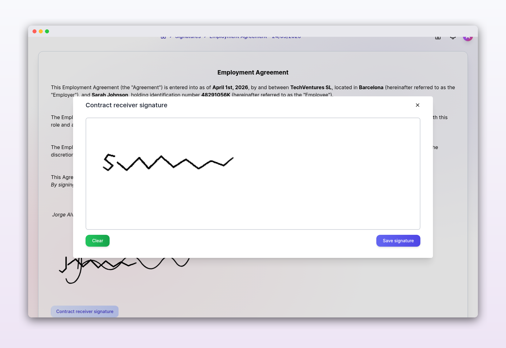 Building a digital signature module